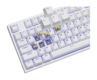 Genesis Thor 404 TKL Gateron Yellow PRO biała NKG-2070 - 1189678 - zdjęcie 9